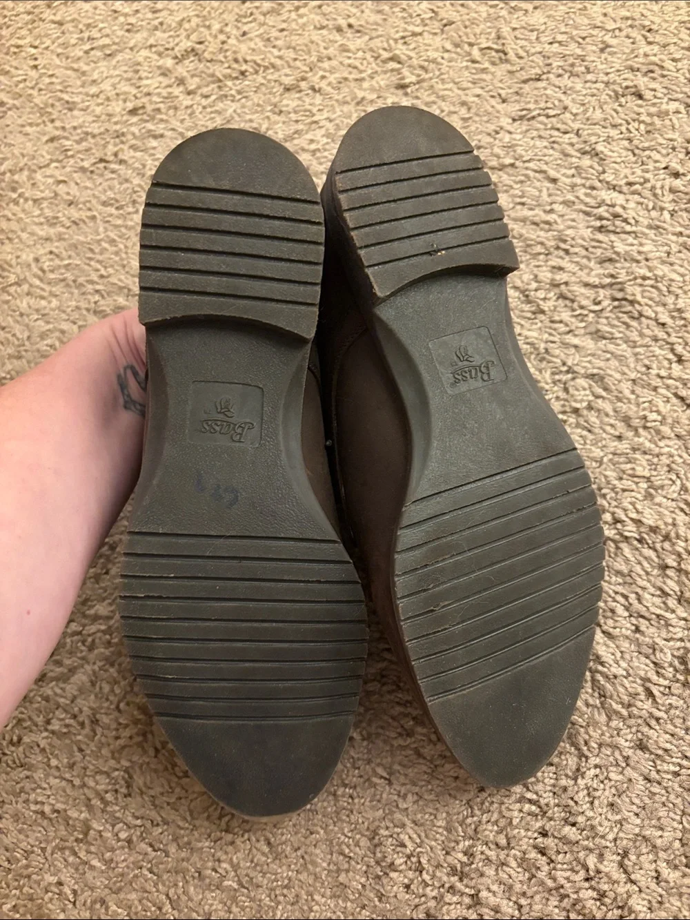 G.H. Bass & Co. Women's Brown Leather Ankle Booties